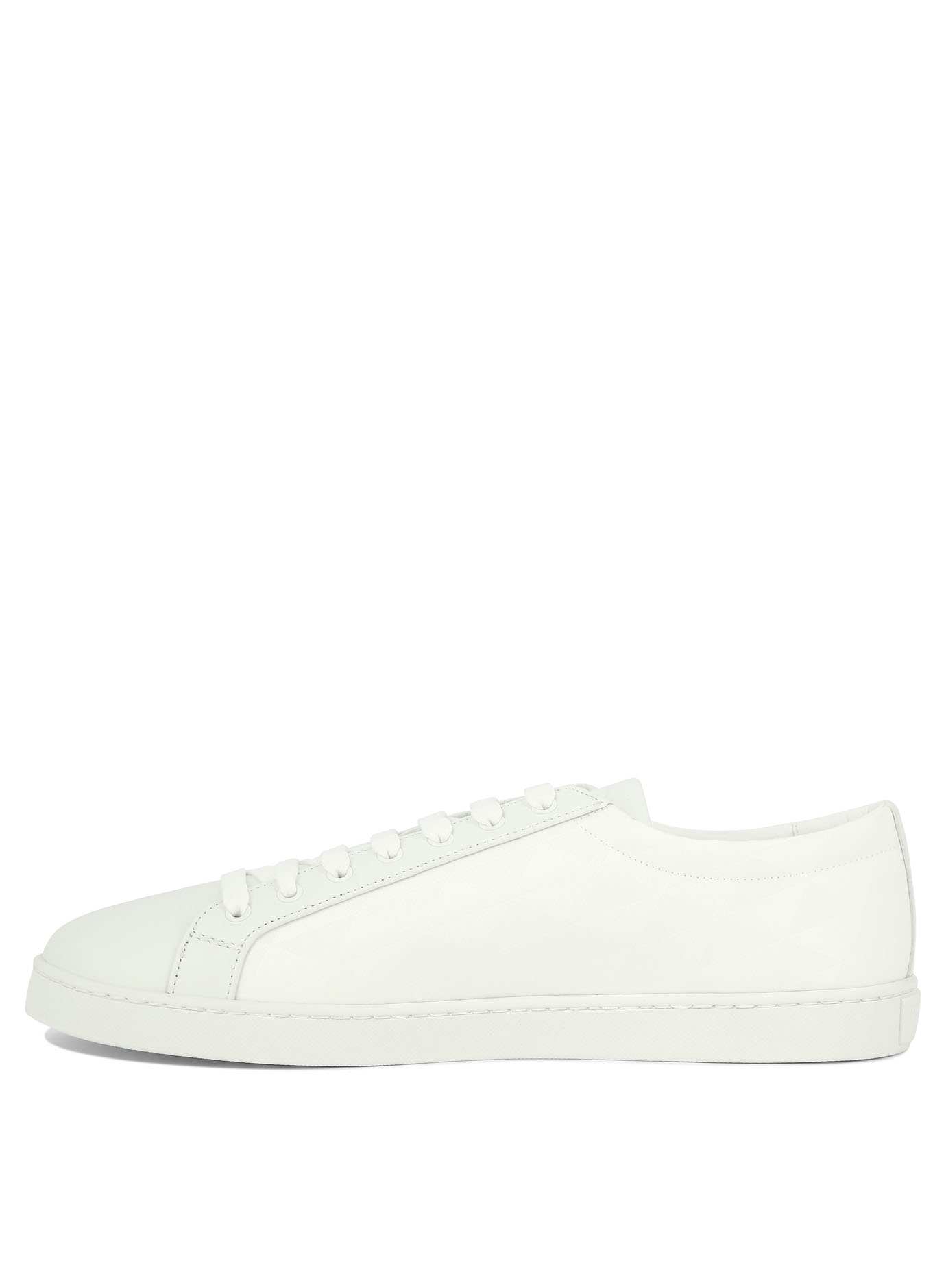 PRADA Leather and Re-Nylon sneakers